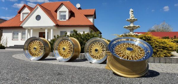 Forzza Malm 8,5x17 5x112/120 ET30 72,56 Gold / Lip Machined - obrazek 2