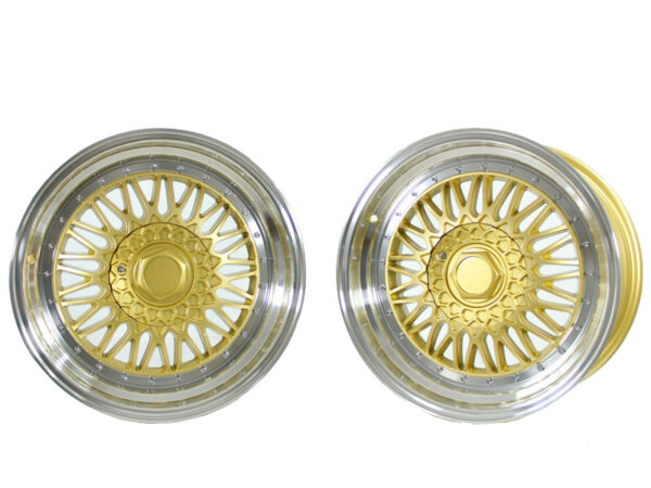 Forzza Malm 8,5x17 4x100/108 ET30 67,1 Gold / Lip Machined - obrazek 2