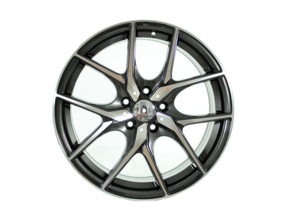 Forzza Vision 7,5x17 5x100 ET40 73,1 Grey Face Machined - obrazek 2